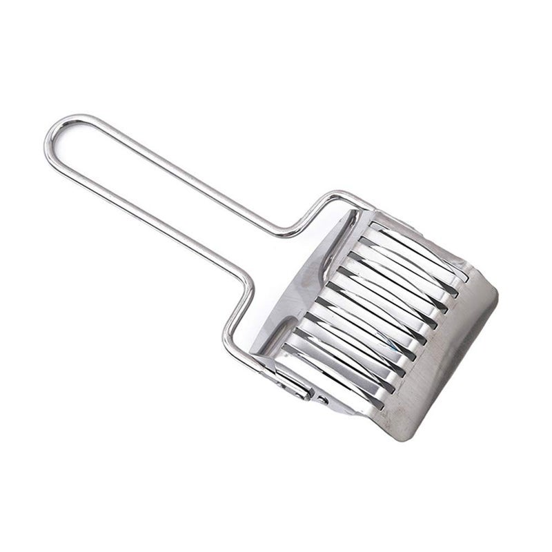 Evwoge Pasta Noodle Cutter Stainless Steel Pasta Spaghetti Maker Noodle Lattice Roller Dough Cutter Mincer Kitchen Tool - Image 1